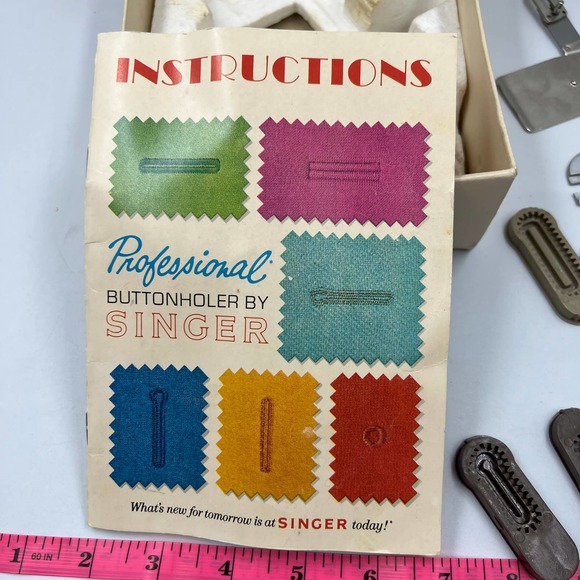 Singer Professional Buttonholer SIMS 4634 v102878 Vintage Sewing Accessory - Picture 6 of 14